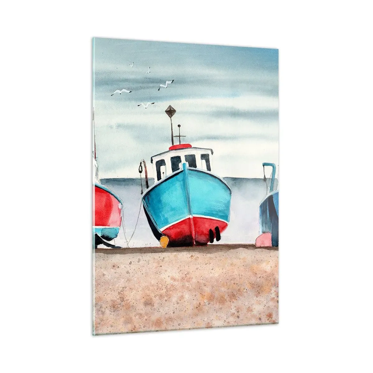 Obraz na skle - Připravené na úlovek - 50x70 cm