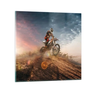 Obraz na skle - Pro vítězství - 40x40 cm