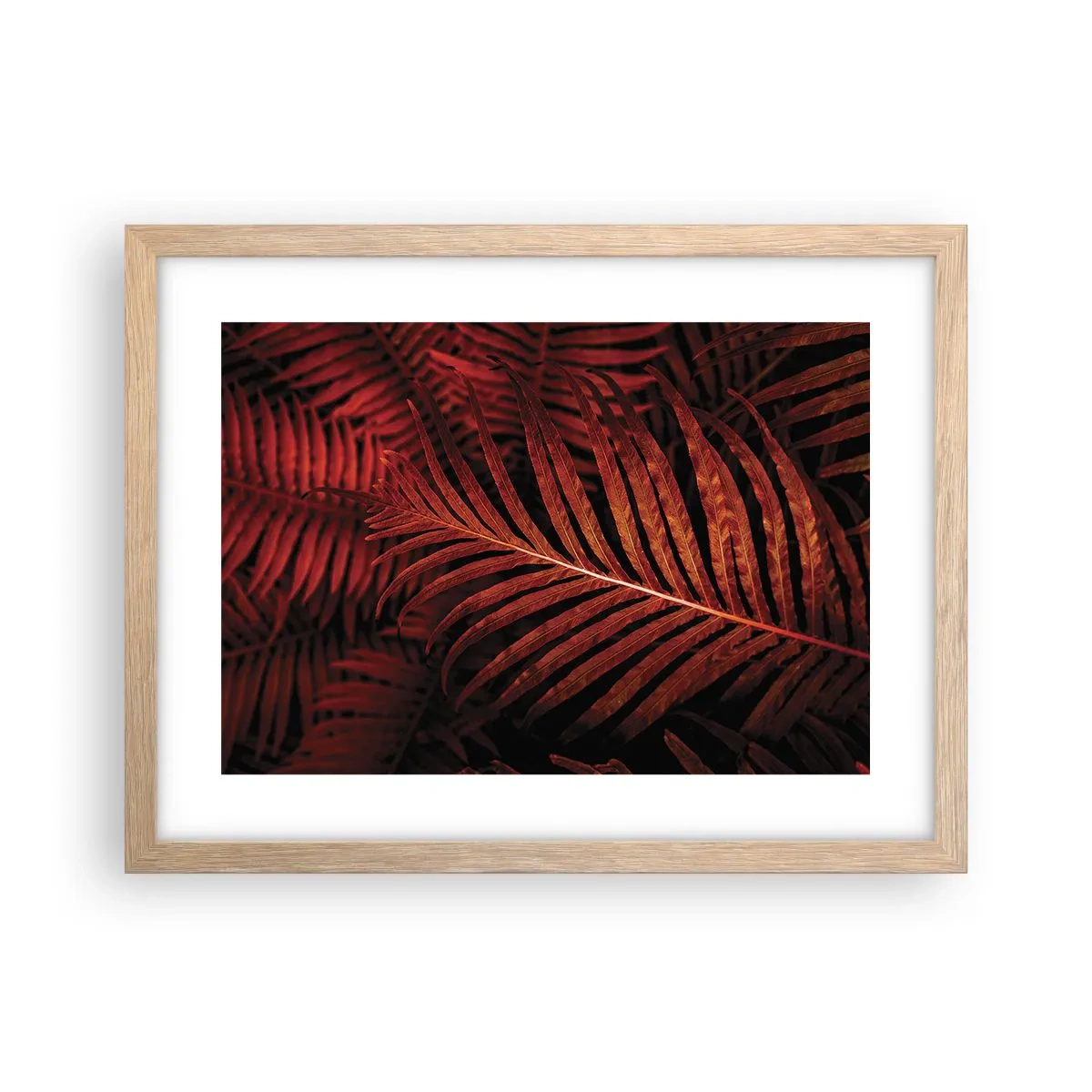 Plakát v rámu světlý dub - Žár života - 40x30 cm