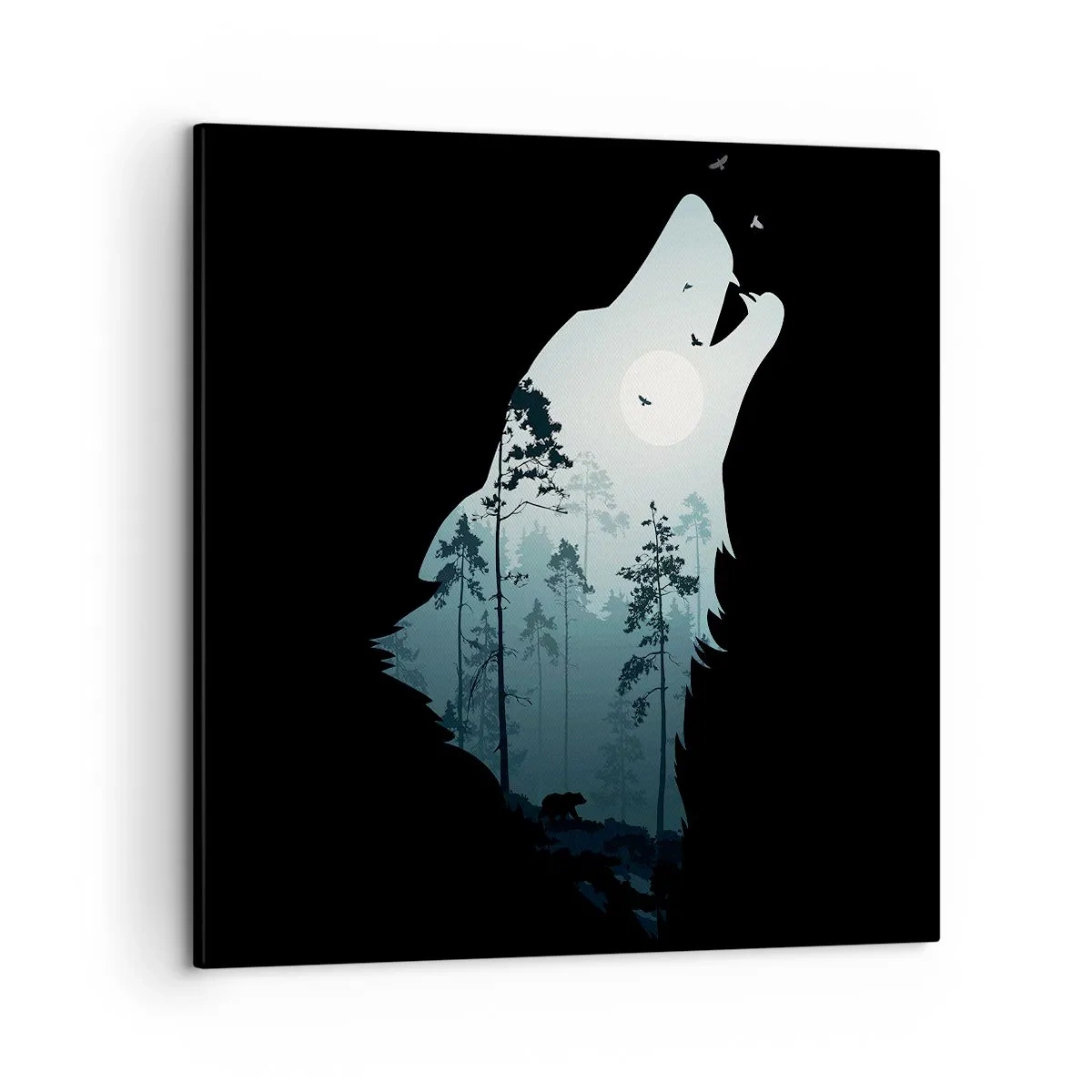 Obraz na plátně - Hlas lesní noci - 50x50 cm