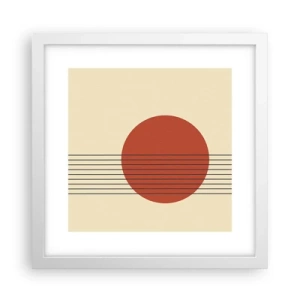 Plakát v bílém rámu - Pořád dokola - 30x30 cm