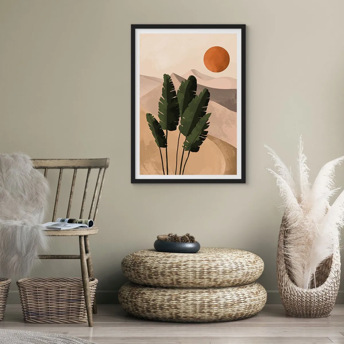 Plakát v černém rámu - Triumf života - 30x40 cm