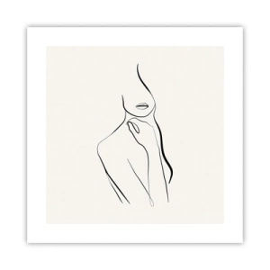 Plakát - Vlna melancholie - 40x40 cm