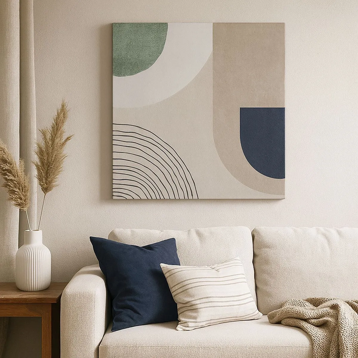 Obraz na plátně - Něžnost oválu - 30x30 cm