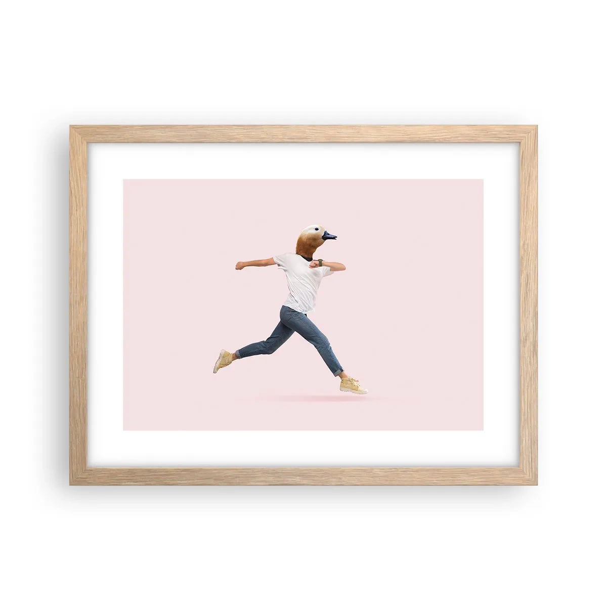 Plakát v rámu světlý dub - Špetka absurdity - 40x30 cm