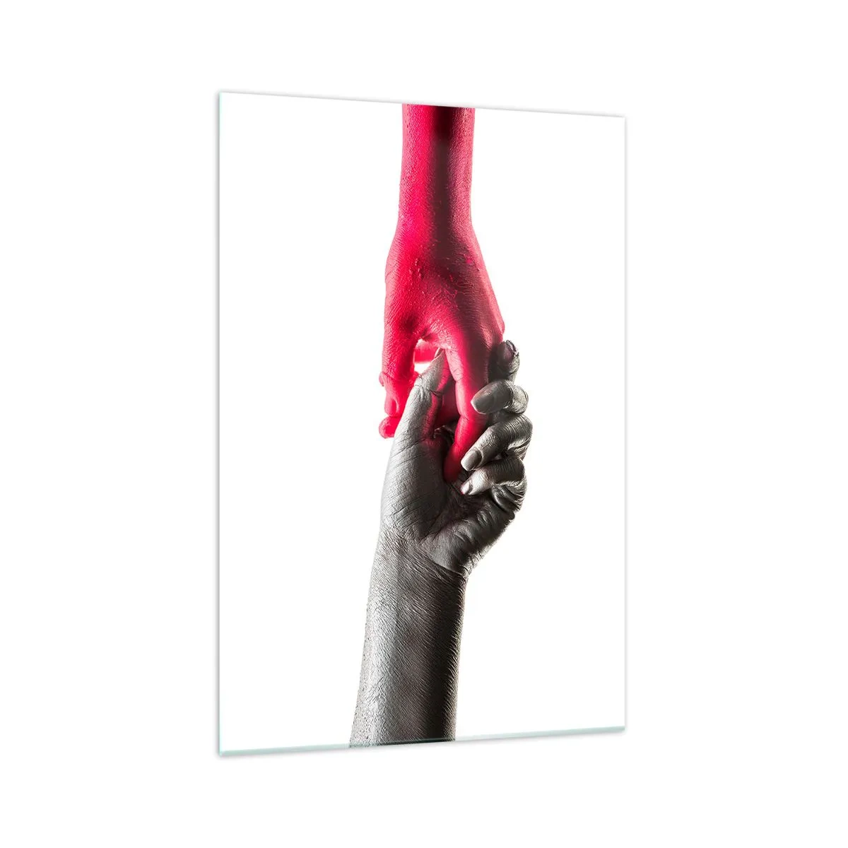 Obraz na skle - Spolu i když jsme odlišní - 70x100 cm