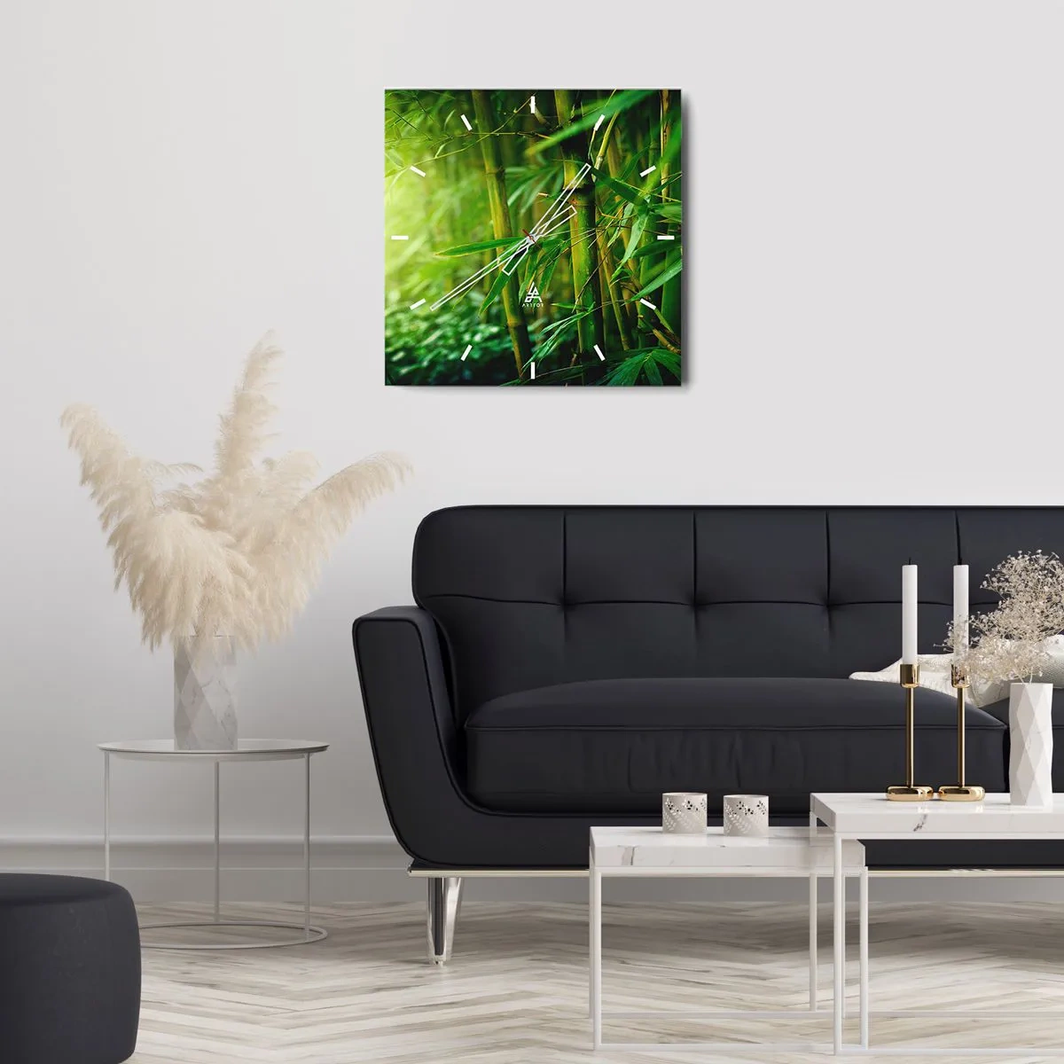 Nástěnné hodiny - Poznat samotnou zeleň - 30x30 cm