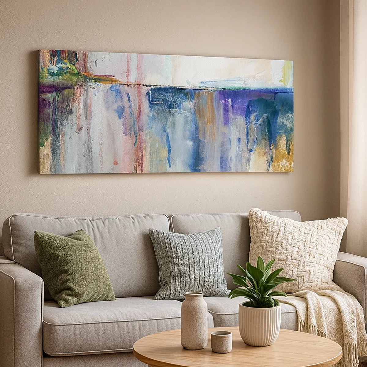 Obraz na plátně - Barevné dojmy a asociace - 30x30 cm