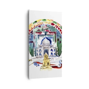 Obraz na plátně - Indická rovnováha světa - 65x120 cm