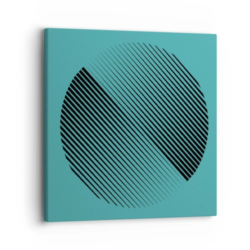 Obraz na plátně - Kruh – geometrická variace - 30x30 cm