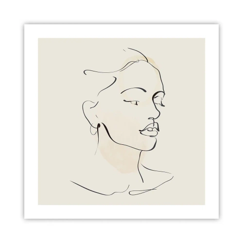 Plakát - Výrazným tahem - 50x50 cm