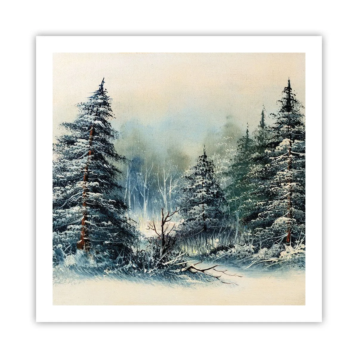 Plakát - Připravení na Vánoce - 60x60 cm