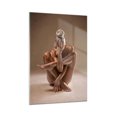 Obraz na skle - Jednota těla a ducha - 50x70 cm