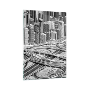 Obraz na skle - Dubaj – nemožné město - 70x100 cm