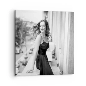 Obraz na plátně - Určitě Pařížanka - 70x70 cm