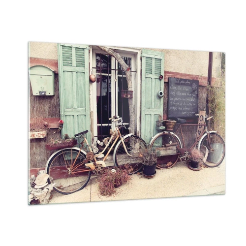 Obraz na skle - Ať žije provincie - 100x70 cm