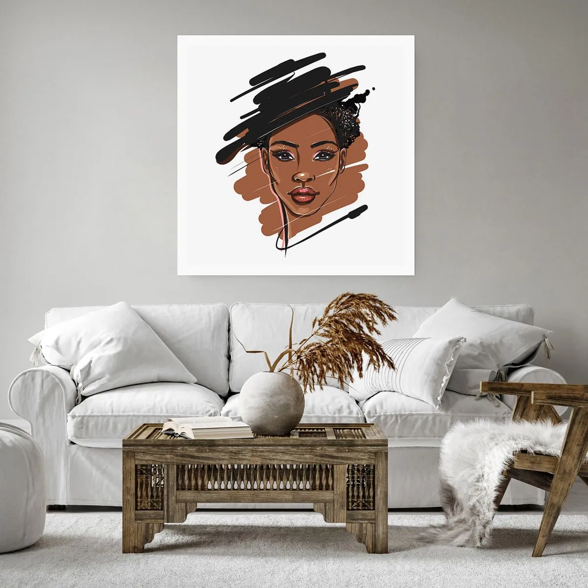 Plakát - Sladká jako čokoláda - 40x40 cm