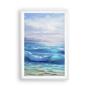 Plakát v bílém rámu - Přináší ukojení - 61x91 cm