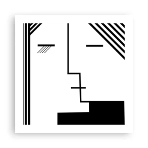 Plakát - Prostě polibek - 50x50 cm