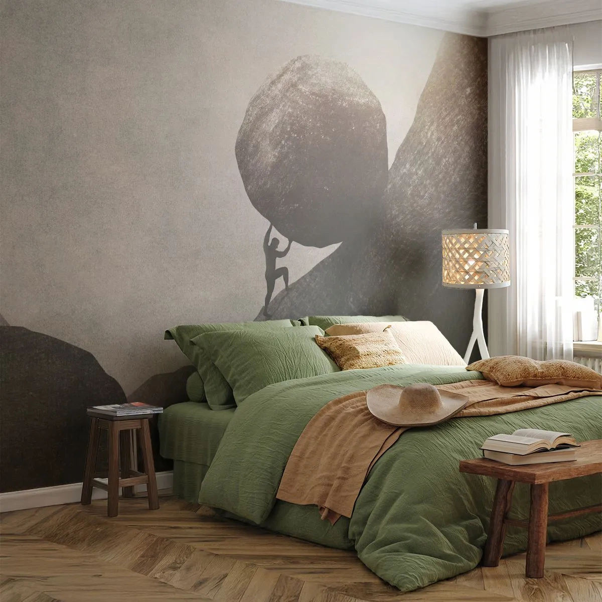 Fototapeta Premium Canvas - Věřím, proti vší naději - Abstrakce, Kus, Platnost - 250x175 cm