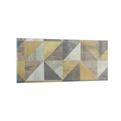 Obraz na skle - V úhlu trojúhelníku - 120x50 cm