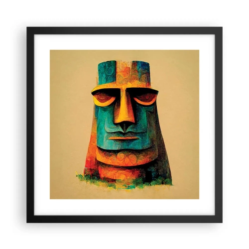 Plakát v černém rámu - Sošný, ale sympatický - 40x40 cm