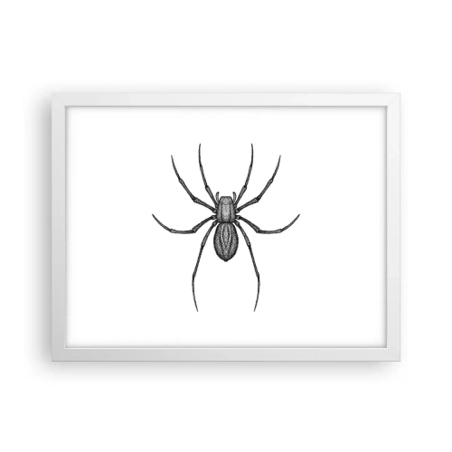 Plakát v bílém rámu - Znepokojivá přesnost - 40x30 cm