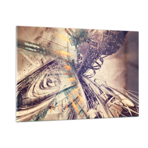 Obraz na skle - Ve velkém spěchu - 120x80 cm