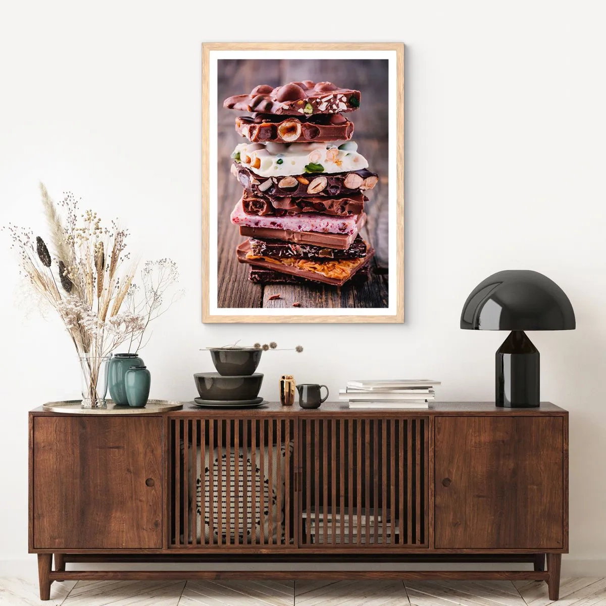 Plakát v rámu světlý dub - Rozkošná perspektiva - 70x100 cm