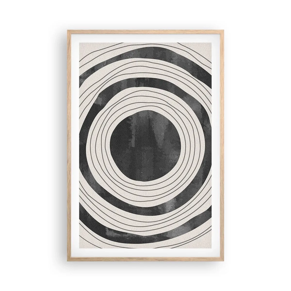 Plakát v rámu světlý dub - Přesný zásah - 61x91 cm