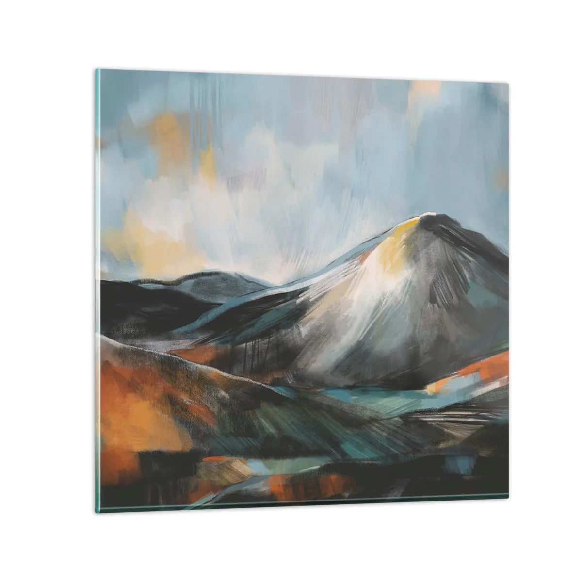 Obraz na skle - Syrové i krásné - 30x30 cm