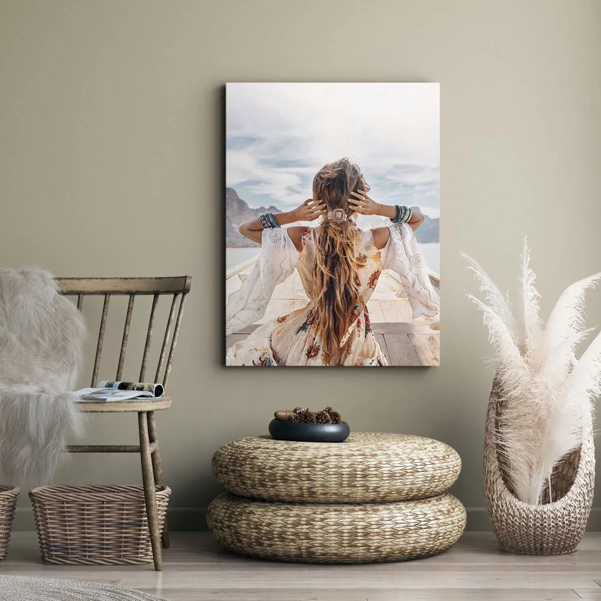 Obraz na plátně - Na cestě ke štěstí - 55x100 cm