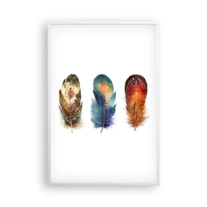 Plakát v bílém rámu - Rituály, obřady, tajemství - 61x91 cm