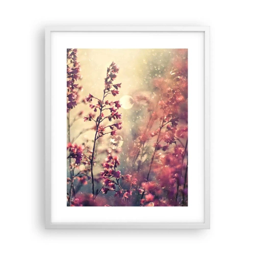 Plakát v bílém rámu - Tajná zahrada - 40x50 cm