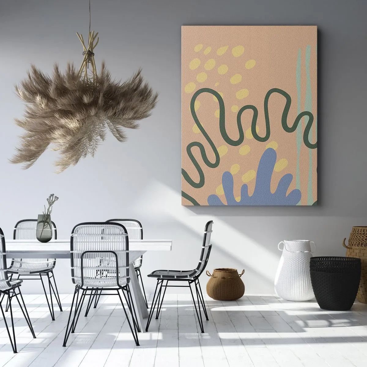 Obraz na plátně - Abstrakce: rozmanitost přírody - 65x120 cm