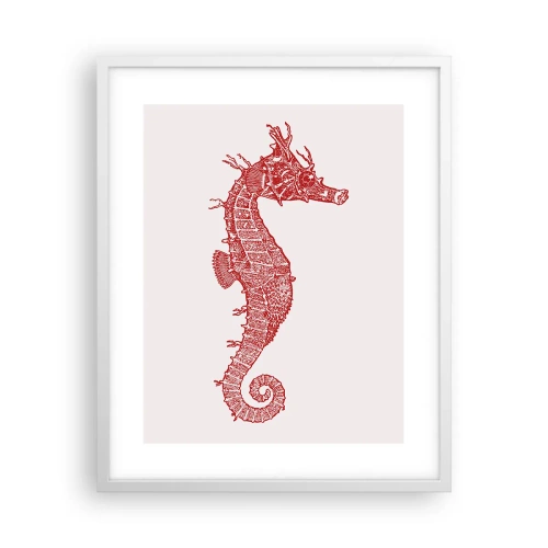 Plakát v bílém rámu - Dokonalá bytost - 40x50 cm