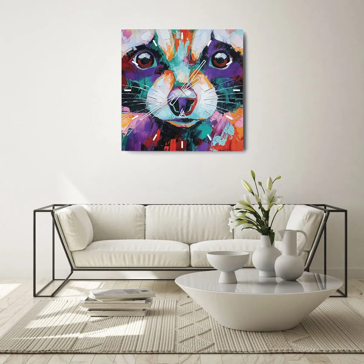 Nástěnné hodiny - Pouze dobré emoce - 30x30 cm