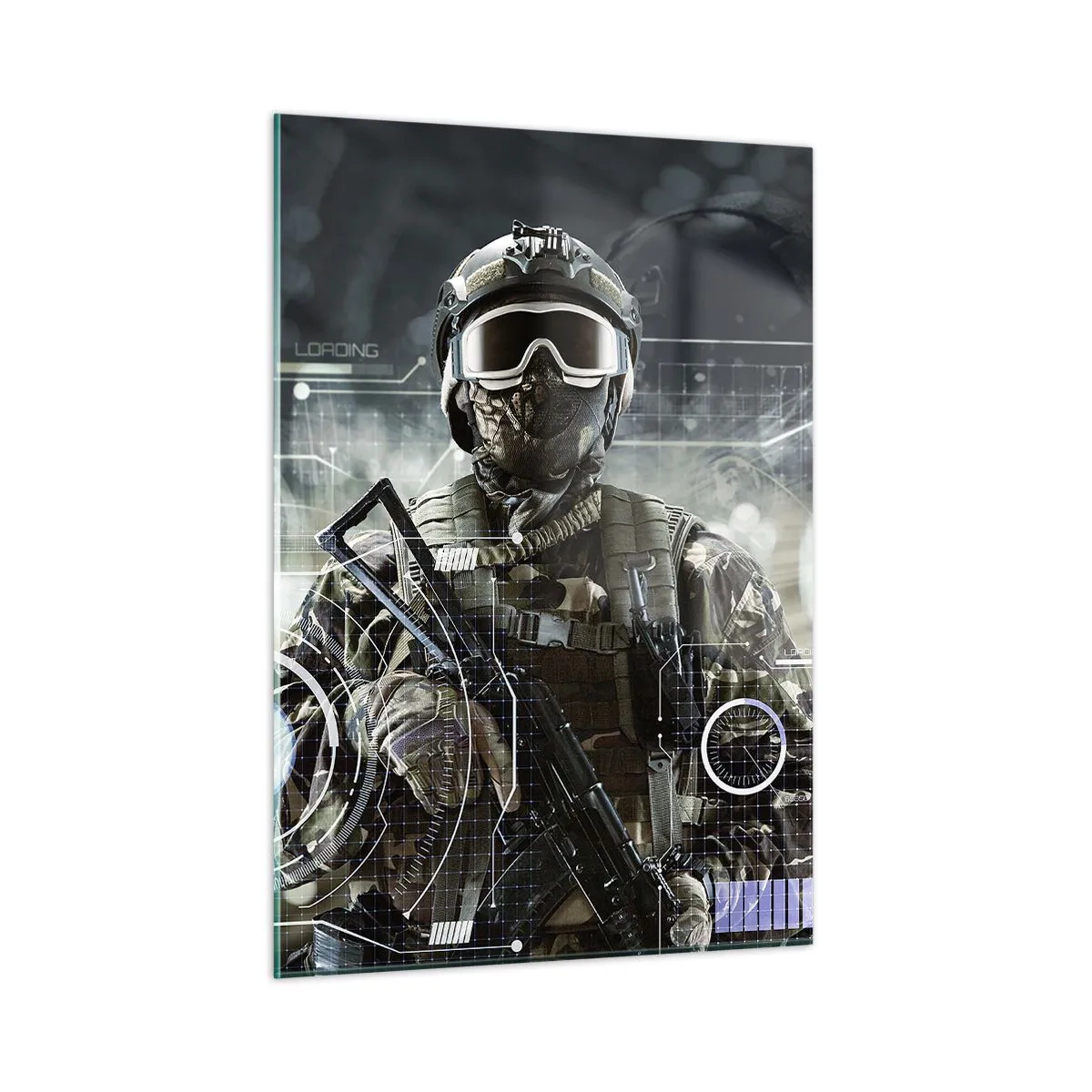 Obraz na skle - Ještě větší síla - 50x70 cm