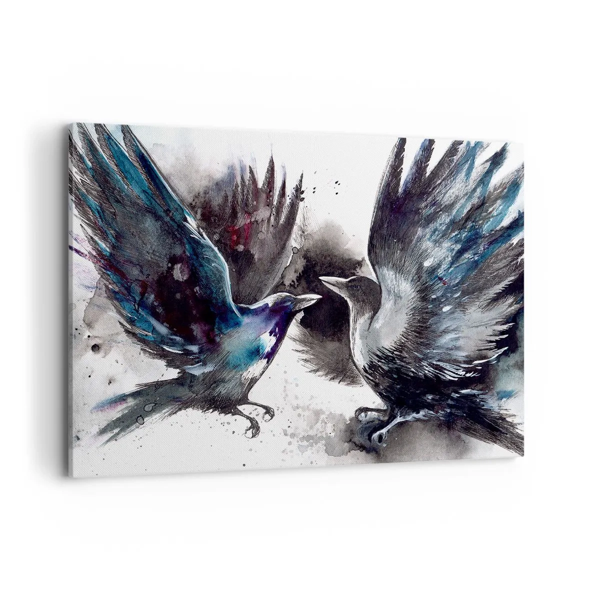 Obraz na plátně - Havran havranovi… - 100x70 cm