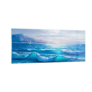Obraz na skle - Přináší ukojení - 100x40 cm
