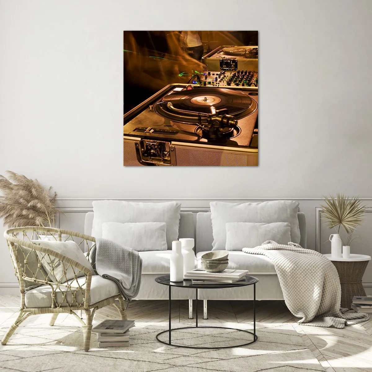 Obraz na skle - Cítíš tu sílu? - 70x70 cm