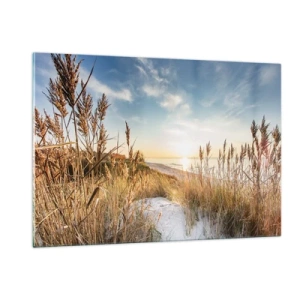 Obraz na skle - Severní pláž - 120x80 cm