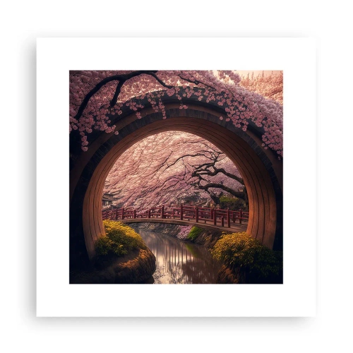 Plakát - Japonské jaro - 30x30 cm
