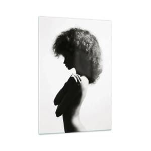Obraz na skle - Jako květina na štíhlém stonku - 70x100 cm