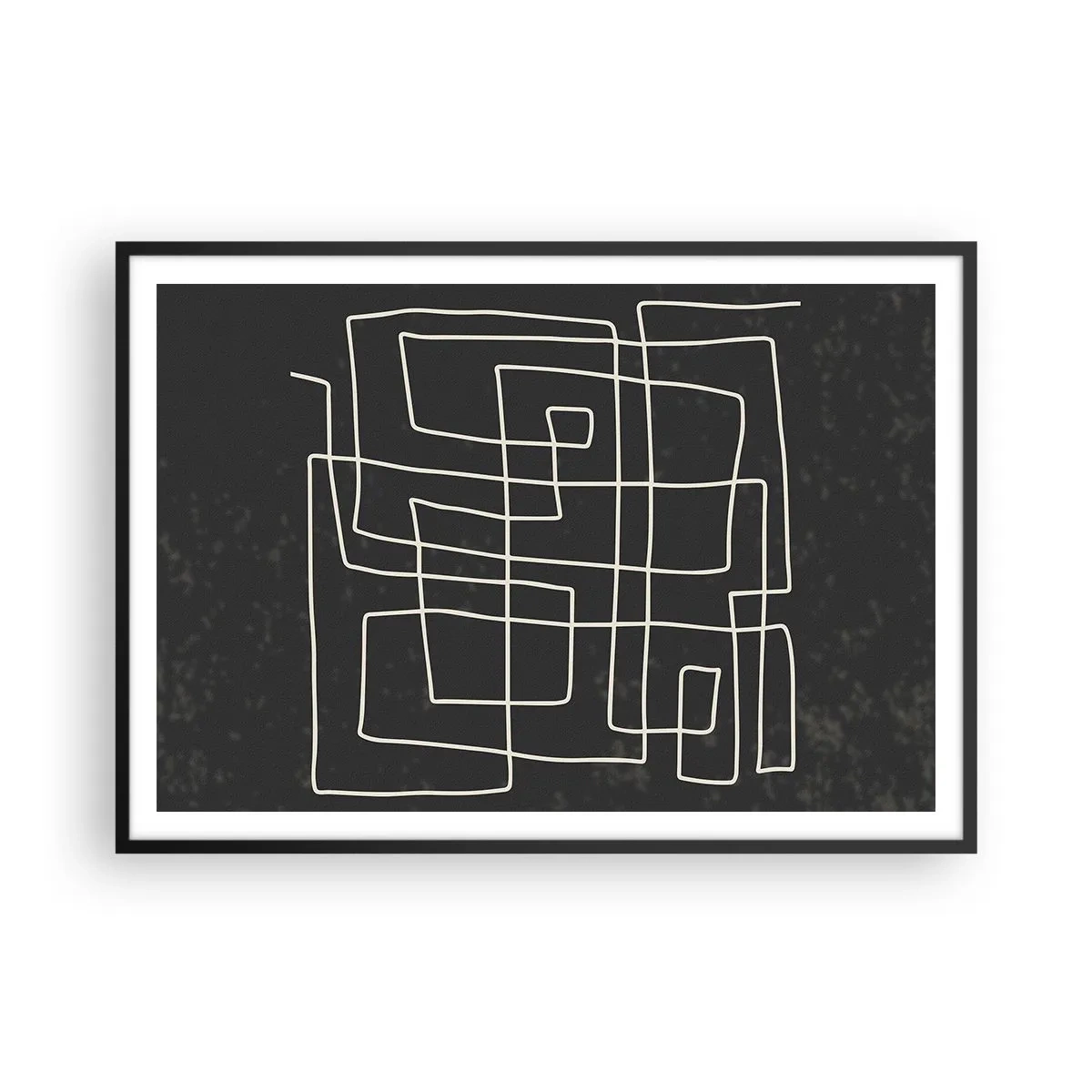 Plakát v černém rámu - Není to tak jednoduché - 100x70 cm