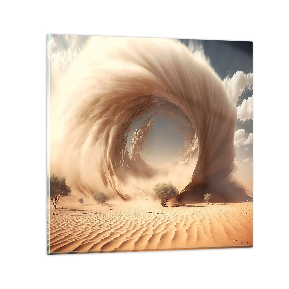 Obraz na skle - Otevřený portál - 70x70 cm