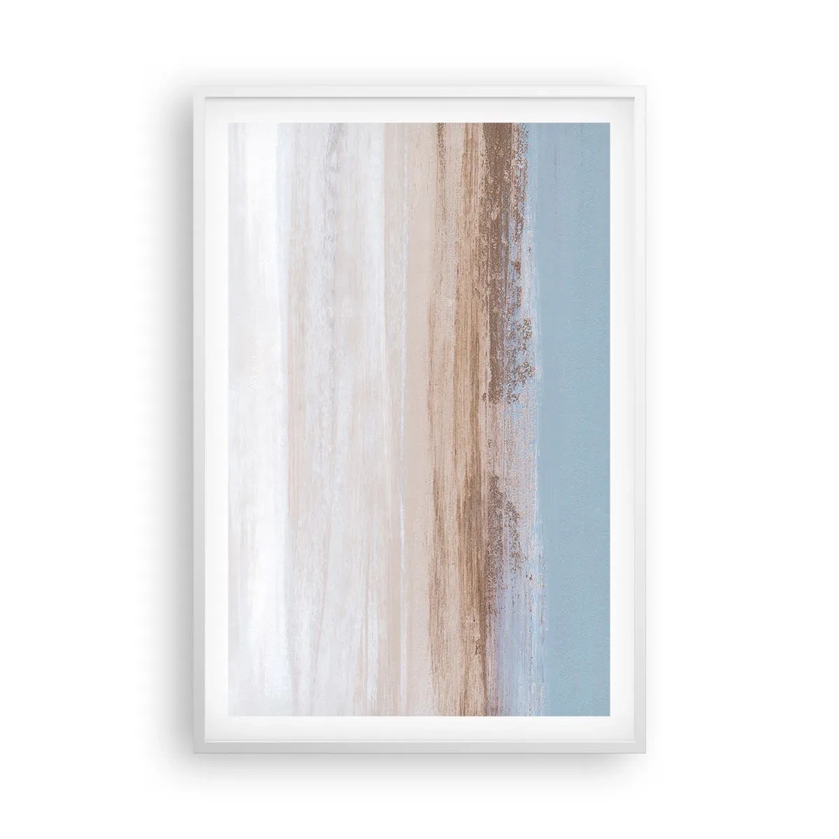 Plakát v bílém rámu - Dvojznačná krajina - 61x91 cm