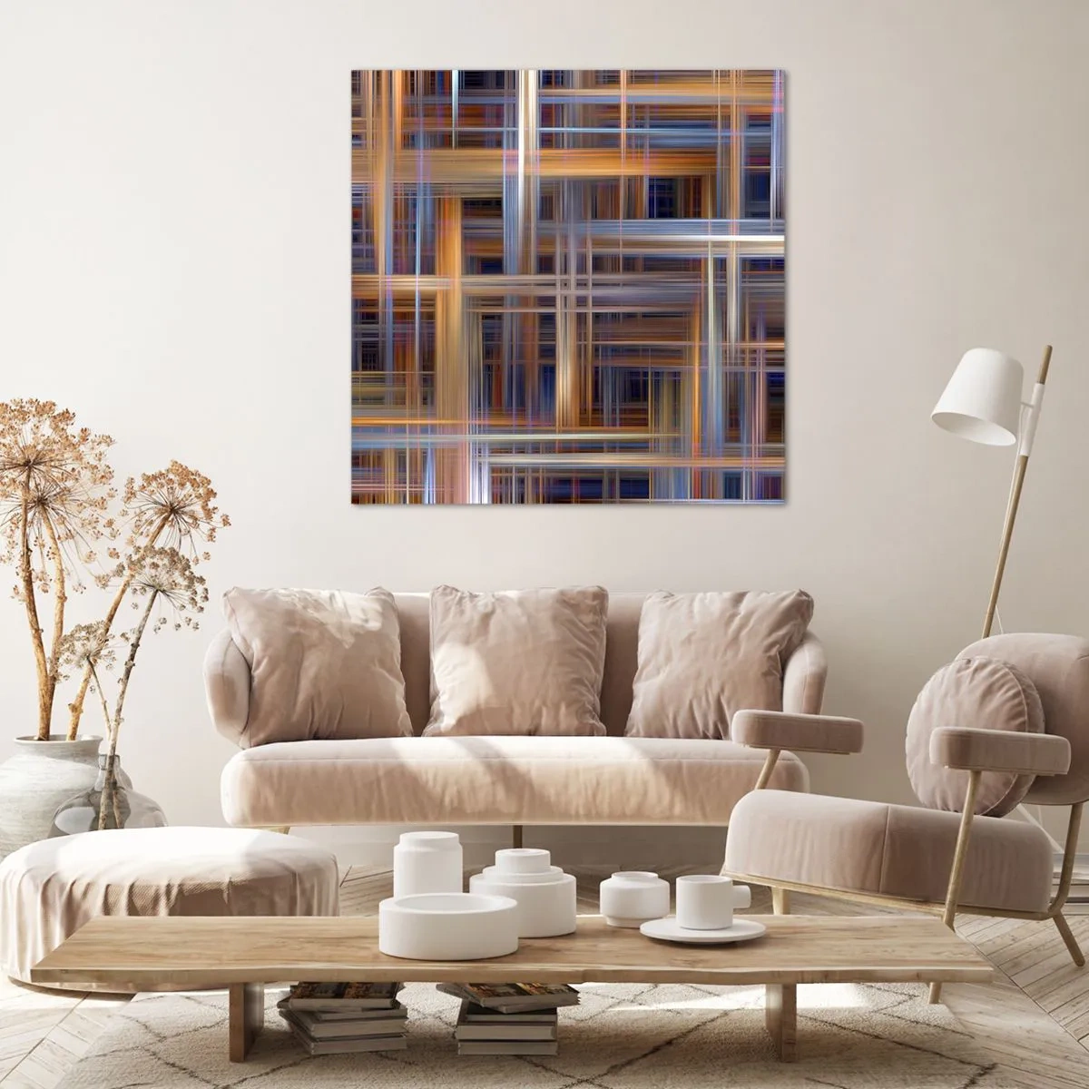 Obraz na plátně - Utkané ze světla - 70x70 cm