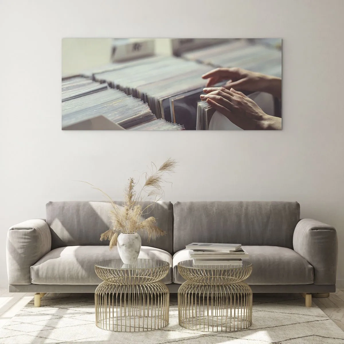 Obraz na skle - Hledání emocí - 160x50 cm