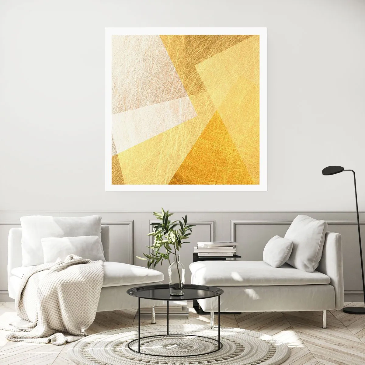 Plakát - Počasí geometrie - 50x50 cm
